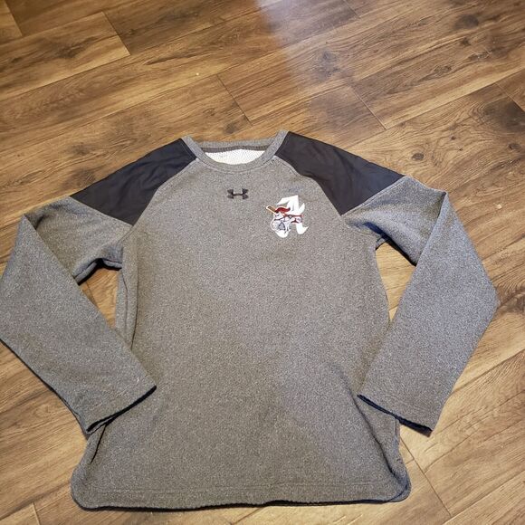 Under Armour Gray Black Alabama Crimson Tide Longsleeve Shirt Sz S - Picture 2 of 6